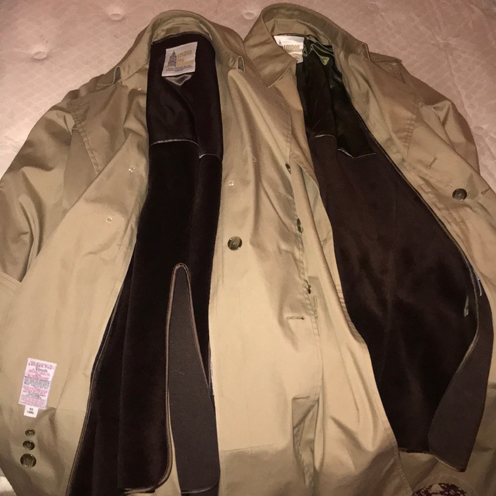 2 London fog Trenchcoats like new!